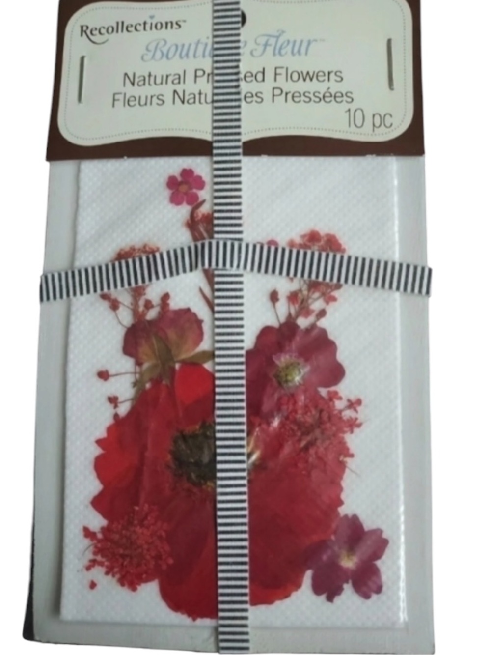 RECOLLECTIONS Natural Pressed Flowers 10 Pc
